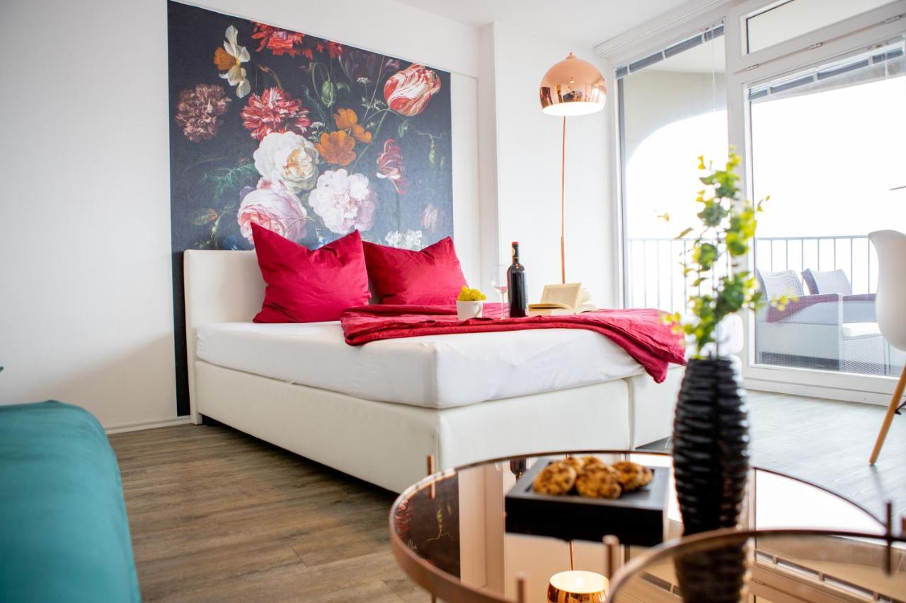 Modernes Apartment Mit Tollem Blick Ueber Die Stadt Augsburg Exterior foto